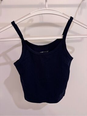 Tory Burch Tory Sport Navy Color Cami Cropped Tank Size XS